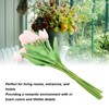 10pcs Artificial Tulip Flowers High Simulation Flowers Decor for Living