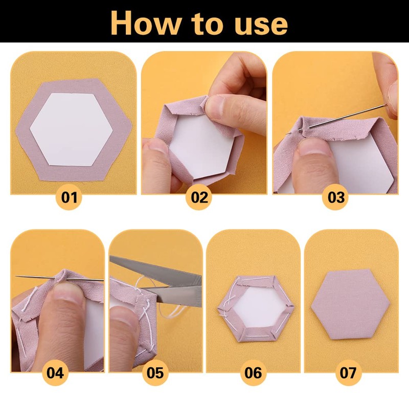 200 Count Paper Piecing Paper Paper Piecing Shapes Hexagon Paper
