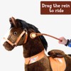 PonyCycle Ride on Horse Reins (85 cm), Brown