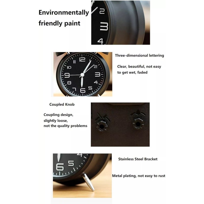 Clock Alarm Clock Loudest Ever Super Wake Up Neighbors Twin