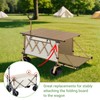 Camping Folding Wagon Table Buckles, Garden Cart Desktop Mounting Accessories,