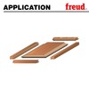 Freud 97-276: 3 Piece Premier Adjustable Cabinet Bit Set, ogee