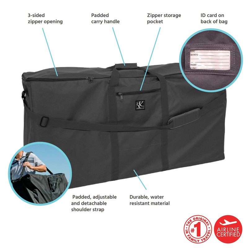 J.L. Childress Standard & Dual Stroller Bag - Travel Bag