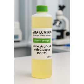 VITA LUMINA 500mL - Understanding Urinalysis - Fake Subsolution with Glucose for Education and Testing - Demonstration for Urinalysis Techniques
