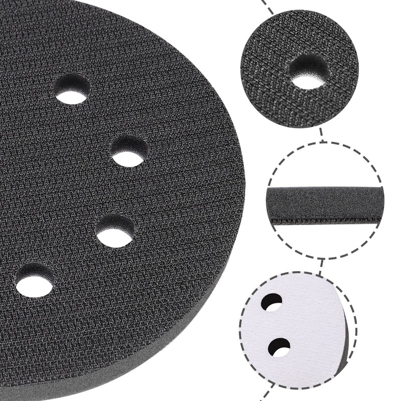 STEBRUAM 2 Pcs Soft Sponge Interface Pad Sanding Pad 8