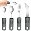 Extra Wide Handles Easy Grip Cutlery Set of 4 Disability