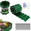 SHAOKAOLU 59FT Landscape Edging, 6" Tall Plastic Landscape Border w/Stakes