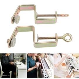 2pcs Knitting Machine Table Clamp, Metal Replacement Table Clamps for KR830, KR840, KR850 Knitting Machine, Professional Knitting Machine Accessories