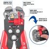 TOPEX 260-Piece Wire Stripper Self-Adjustable Crimper Plier Set Terminals Wire