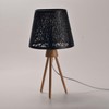 Orimommth Small Lamp Shade,Barrel Metal Lampshade with Pattern Wrought Iron