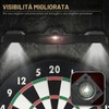 Naissgo Illuminazione per bersaglio, freccette, illuminazione per bersaglio, linea di