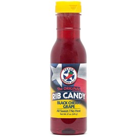 Rib Candy - Black Cherry Grape (Sweet) Net Wt. 17 oz (476 g) Bottle