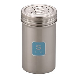 Endo Shoji TKG Seasoning Container, Special Label, Commercial Use, Small, 18-8 Stainless Steel