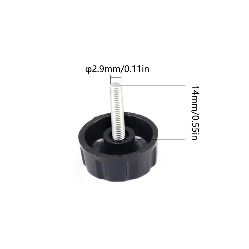 Fishing Reel Handle Screw Caps, 10 Pack Spinning Reel Handle