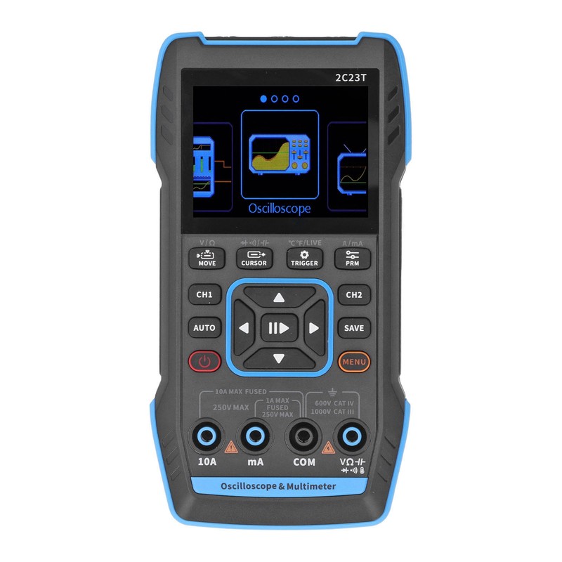 Oscilloscope Multimeter Waveform Generator 3 in 1 Handheld Digital Signal