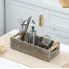 TIMRIS Rustic Wooden Toilet Paper Holder, Farmhouse Bathroom Decor, Toilet