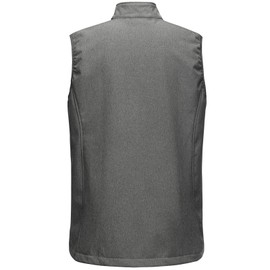 Outdoor Ventures Men's Running Vests Outerwear, Lightweight Windproof Fleece-Lined Softshell Sleeveless Jacket for Golf