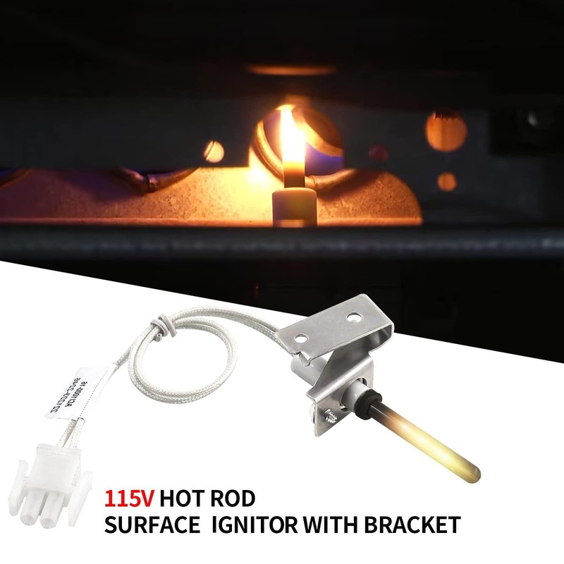 MCAMPAS 903110A 903110 Universal Furnace Hot Surface Ignitor with Plug,