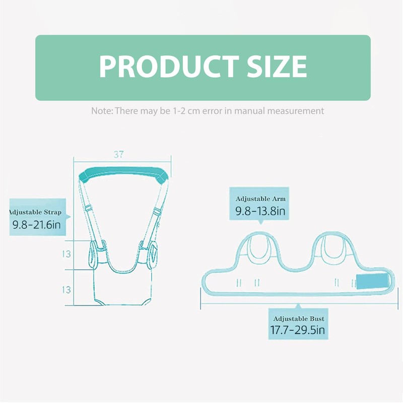 Baby Walking Harness-Handheld Assistant Belt- Toddler Infant Walking Aid for