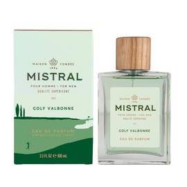 Mistral Men’s Cologne – Golf Valbonne Eau de Parfum | Cruelty-Free & Long-Lasting Perfume for Men, Made in France - 3.4 Oz