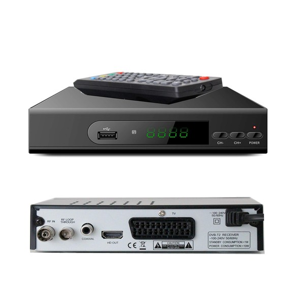 Teknikal HD Freeview Set Top Box Receiver Plus Recorder for