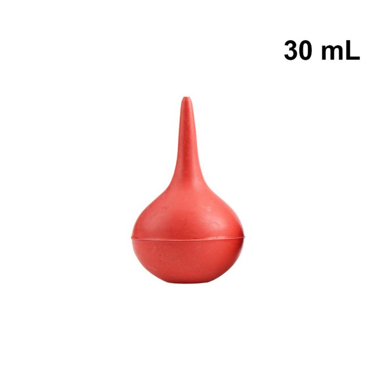 HEALLILY 3 Pieces Rubber Crimp Ear Syringe Ball Laboratory Tool