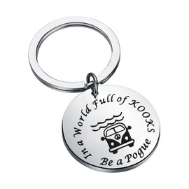 TV Show Inspired Gift In A World Full Of Kooks Keychain TV Show Lover Gift Welcome to The Interesting Farm Country House Key(Be a Pogue ky)