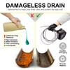 Drainsoon Drain Auger 25 Ft with Gloves, Plumbing Snake Drain