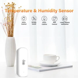 Mengshen 3 Pack WiFi Hygrometer Thermometer Smart Temperature Sensors Home Humidity Monitor Kit with APP Multi-Room Alert System for Baby Greenhouse Wine Cellar