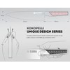 WIZEKA Chef Knife: 8 Inch: Extreme Sharp Kitchen Knife: Full