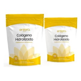 Colageno Hidrolizado Entera Pharma 500g C/u Pack De 2 Piezas Sabor Sin Sabor