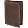 Fa.Volmer® Men's Genuine Leather Wallet with RFID Protection Brown