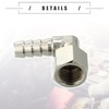 Motoforti Universal Car 90 Degree Brass Fitting Hose Adapter, Hose