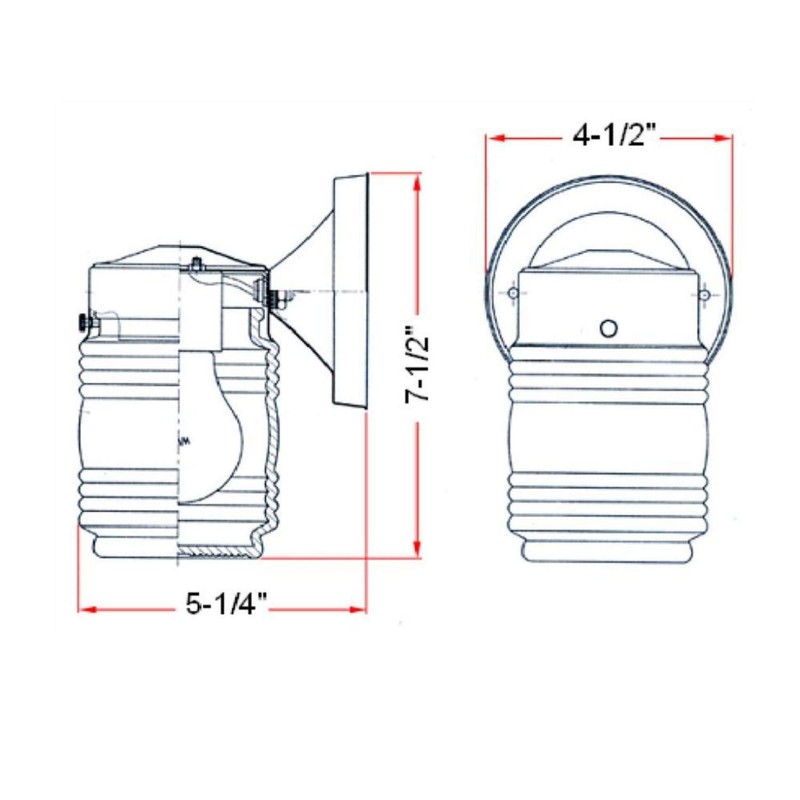 Design House 587311 Jelly Jar Classic 1-Light 2-Pack Indoor/Outdoor Wall