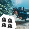 4 Count Snorkel Clip Keeper Retainer for Diving Snorkel Breathing