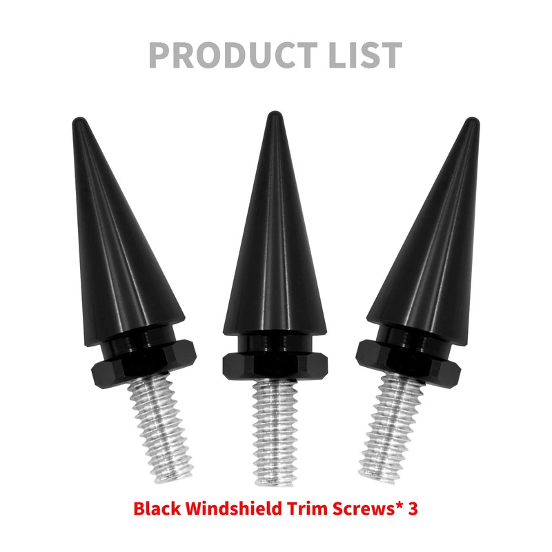 HCmotorku Motorcycle Windshield Fairing Bolt Bolt Windshield Screws Nuts Windshield
