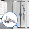 Qikuver Shower Cubicle Rollers, Pack of 4 Replacement Rollers, Shower