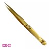 Kona Lashes Pinza Para Aislar Gold Kona Lashes Extensiones Kcig·02