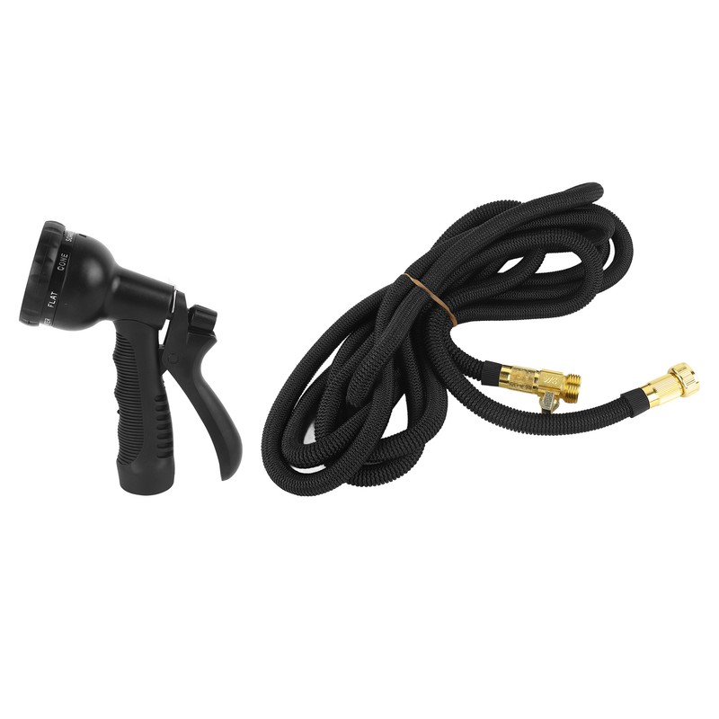 Expandable Garden Hose with Sprayer 49.2ft TPE Automatically Retractable Flexible