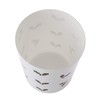 SKL Home Holly Leaves Wastebasket, White