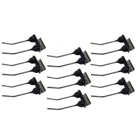 Qty 9: 2 Prong Rubber Mounted Tooth Fits Vermeer Replaces 1059176M1