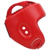 Boxing Helmet PU Leather Adjustable Head Guard Sanda Kickboxing Training