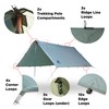 HIKERGEARS Camping Tarp 10x10 ft, Light Waterproof for Backpacking, Hammock