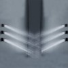 RANDOM Matte Black Shower Body Spray Jets,Brass Square Shower Body