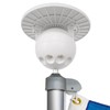 Solar Flag Pole LED Light, New Flag Pole Ball Topper