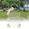 Wedding Arch Backdrop, Metal Mesh Arch Backdrop Stand, White Wedding