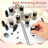 Cat Stamps, Self Inking Black Pattern Mini Kitten Decorative Set