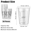 50 Pieces Epoxy Resin Mixing Cup, 240 ml Multipurpose Paint