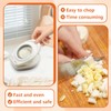 Vlecexs Egg Slicer, Stainless Steel Egg Slicer, 3 in 1