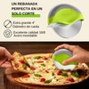 U Chef Cortador de Pizza de Acero Inoxidable, Rueda para